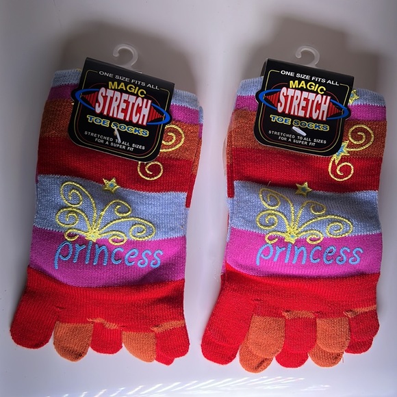Princes Toe Socks (magic stretch) one size 1 pair - Picture 7 of 7